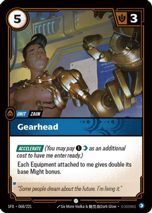 Gearhead (068) Foil - Spiritforged