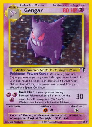 Gengar (11) Holofoil - Legendary Collection