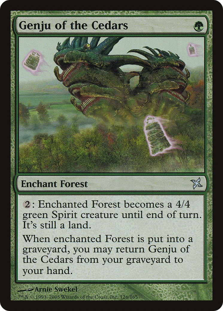 Genju of the Cedars (126) Foil - Betrayers of Kamigawa