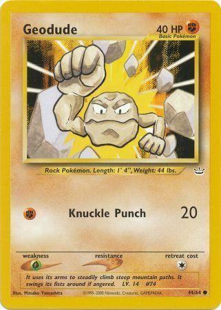 Geodude (44) (Unlimited) - Neo Revelation
