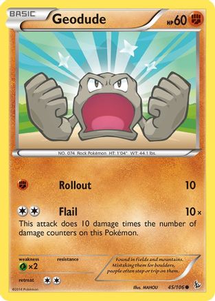 Geodude (45) - Flashfire
