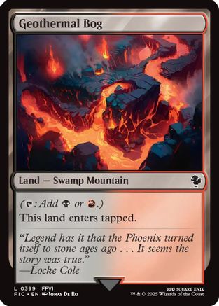 Geothermal Bog (399) Surge Foil - Commander: FINAL FANTASY