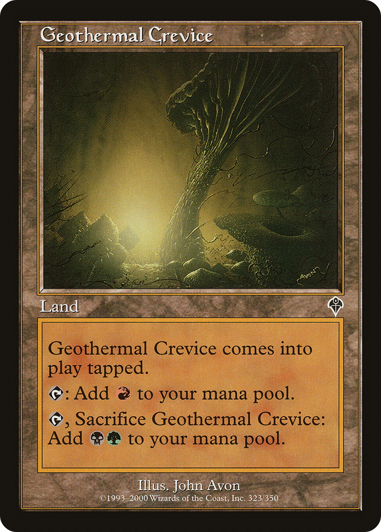 Geothermal Crevice (323) - Invasion