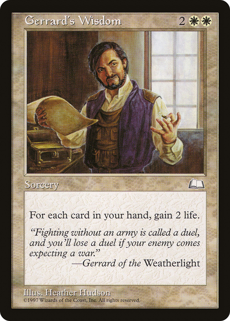 Gerrard's Wisdom - Weatherlight