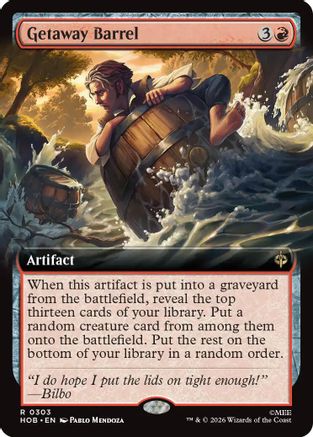 Getaway Barrel (Extended Art) (303) - The Hobbit