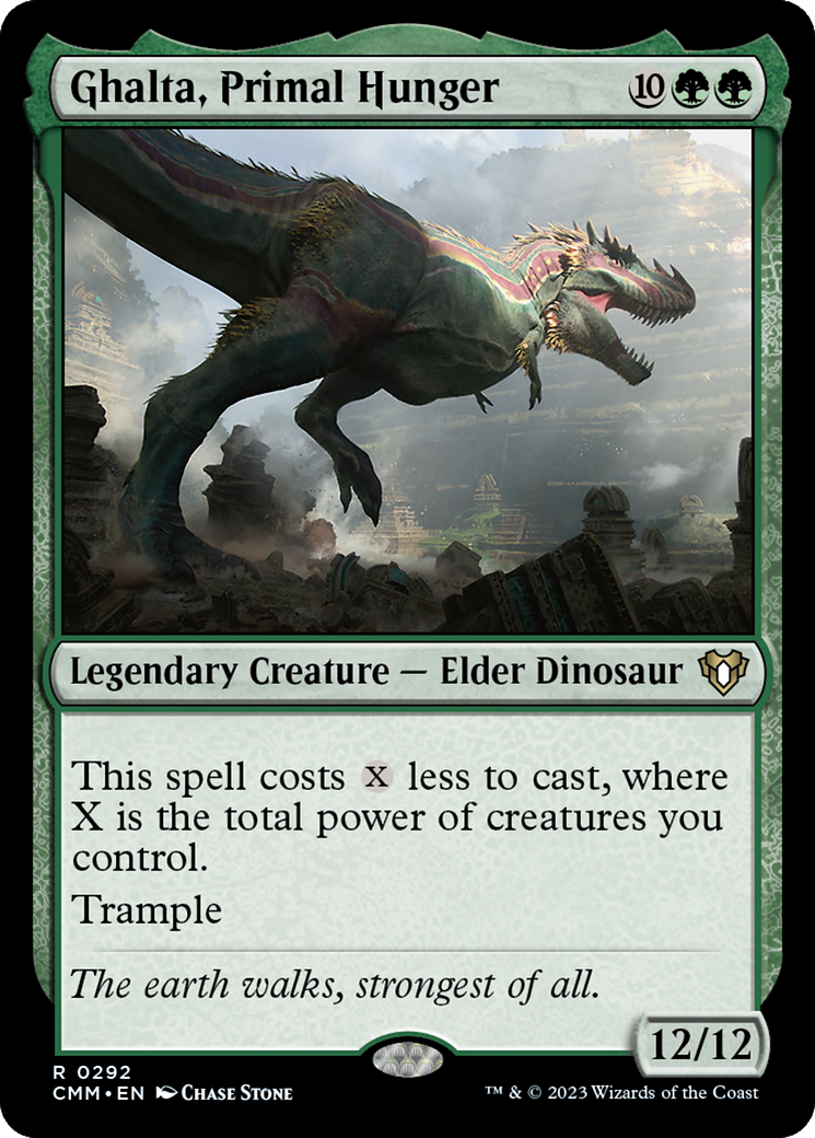 Ghalta, Primal Hunger (292) Foil - Commander Masters