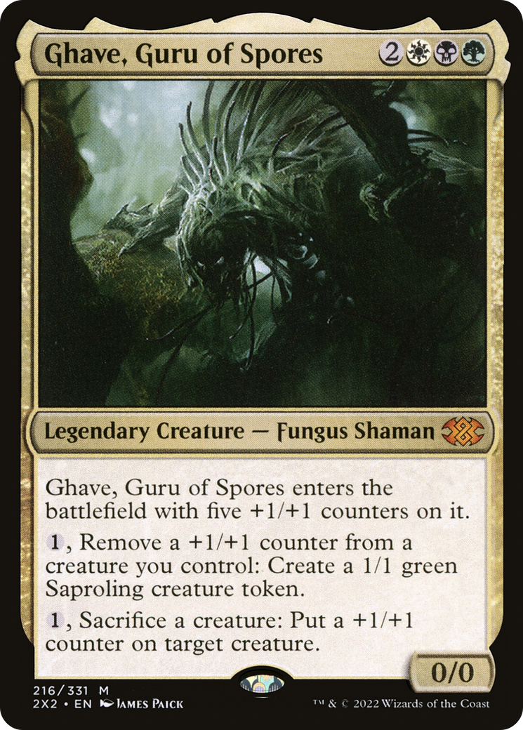 Ghave, Guru of Spores (216) Foil - Double Masters 2022