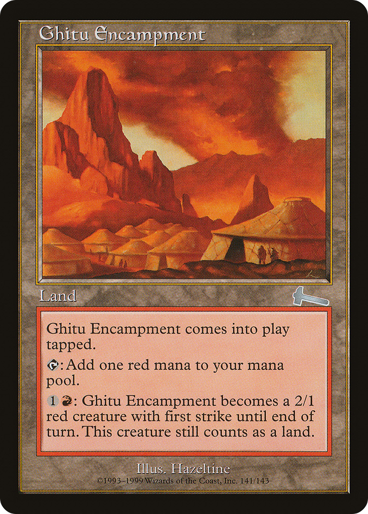 Ghitu Encampment (141) Foil - Urza's Legacy