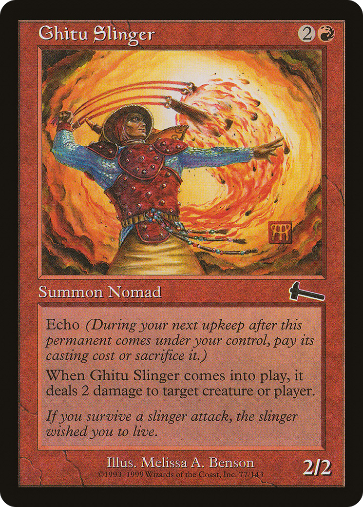 Ghitu Slinger (077) Foil - Urza's Legacy