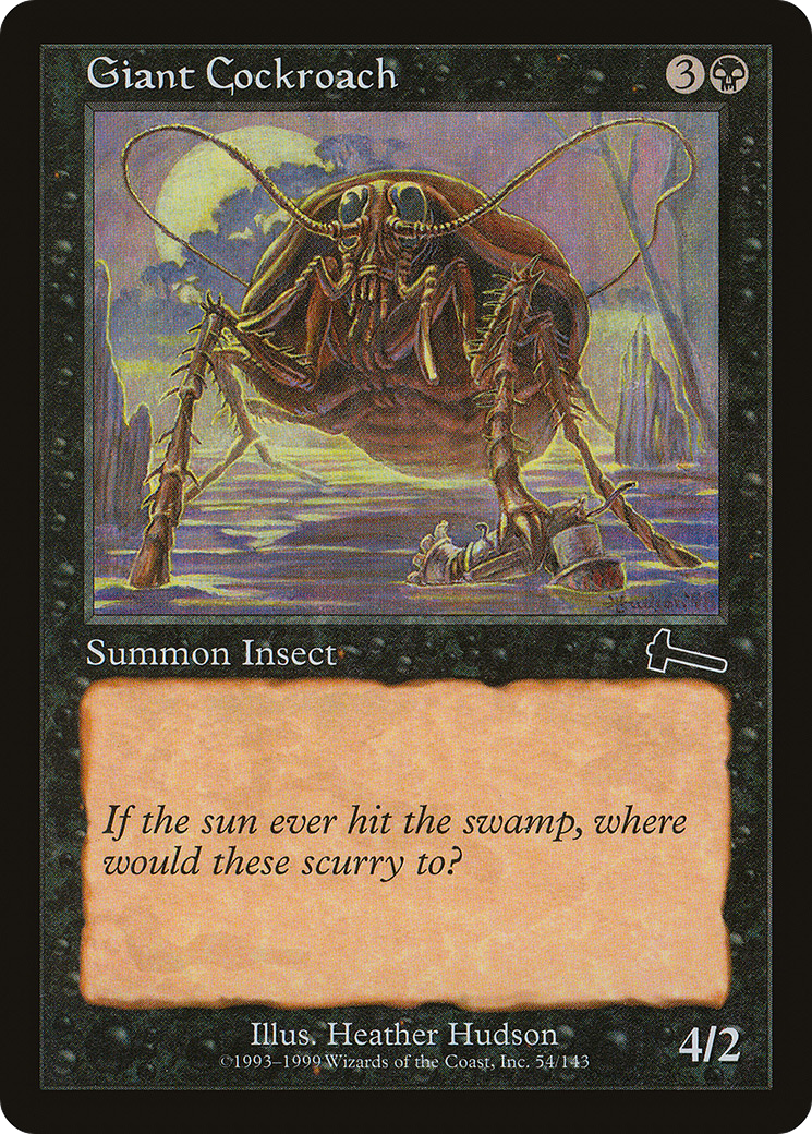 Giant Cockroach (054) Foil - Urza's Legacy