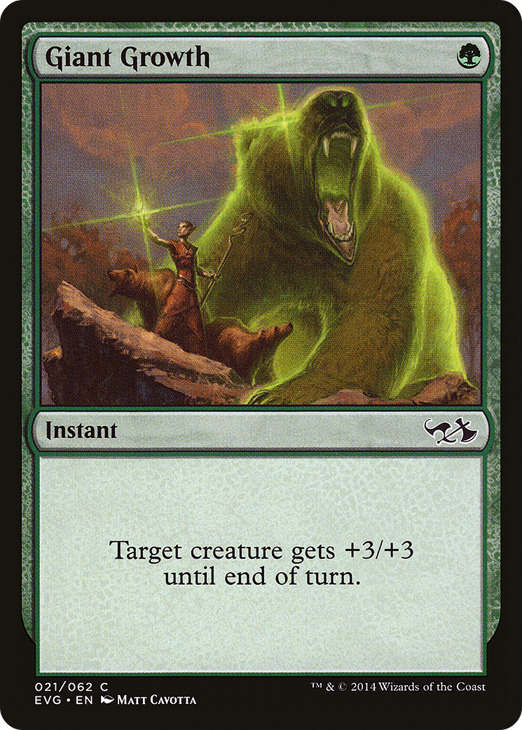 Giant Growth (021) - Duel Decks Anthology: Elves vs. Goblins
