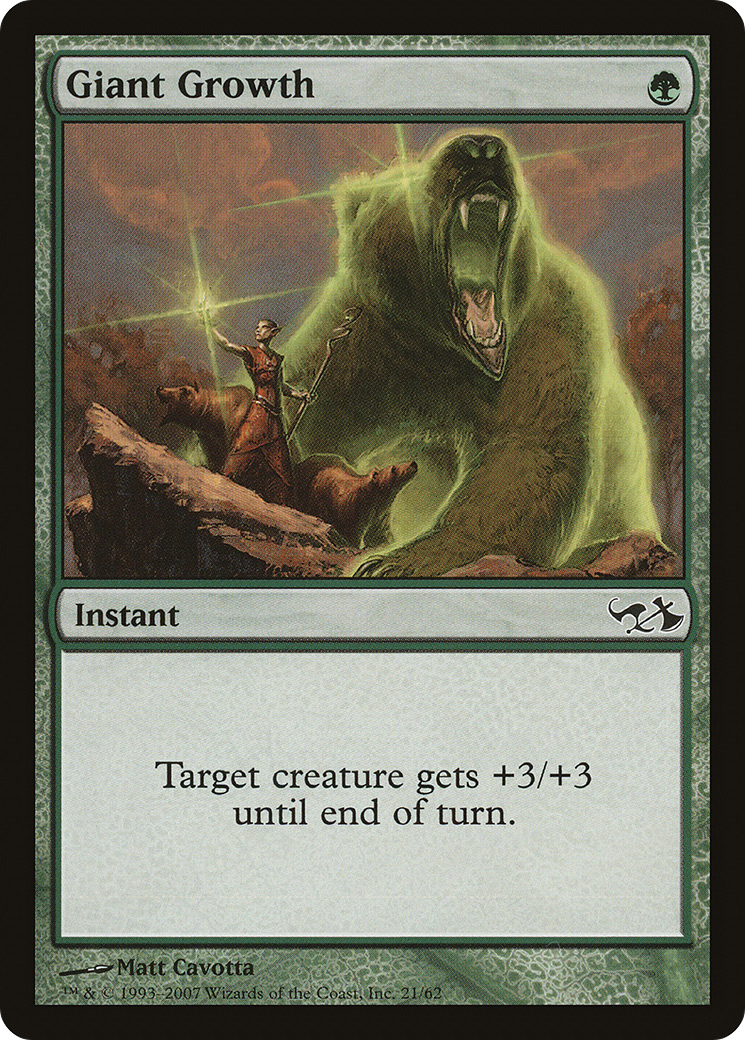 Giant Growth (021) - Duel Decks: Elves vs. Goblins
