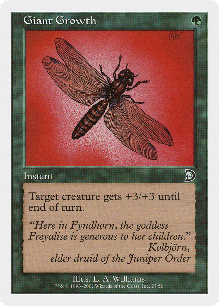 Giant Growth (027) - Deckmasters
