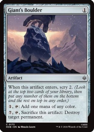 Giant's Boulder (173) - The Hobbit