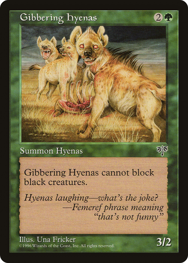 Gibbering Hyenas - Mirage