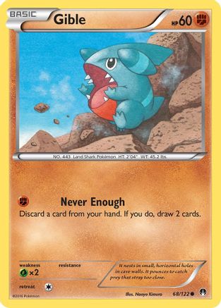 Gible (68) Reverse Holofoil - BREAKpoint