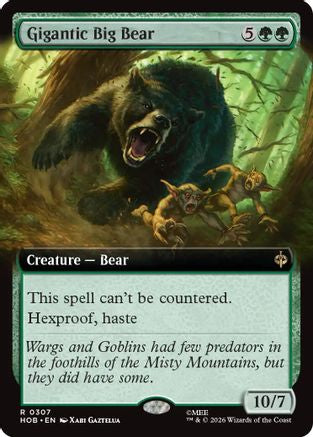 Gigantic Big Bear (Extended Art) (307) Foil - The Hobbit