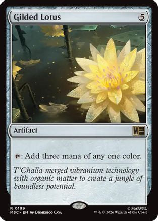 Gilded Lotus (199) Surge Foil - Commander: Marvel Super Heroes
