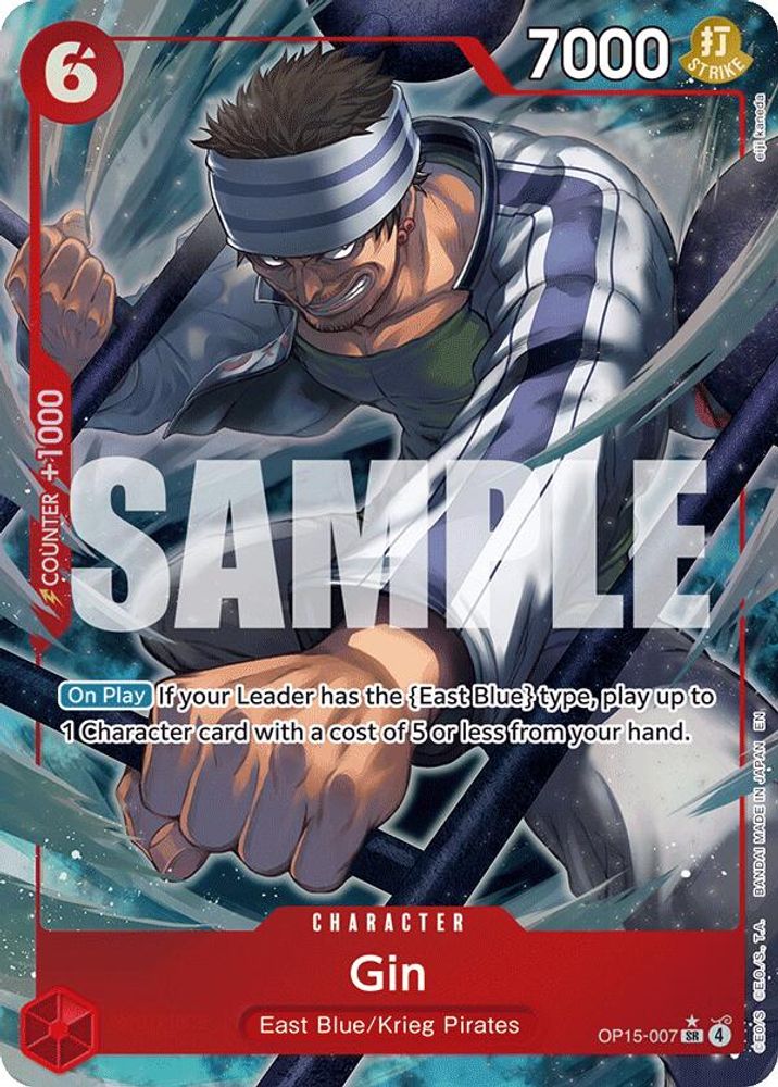 Gin (Alternate Art) (OP15-007) Foil