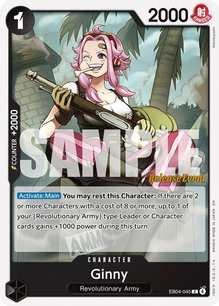 Ginny (EB04-045) Release Event Cards