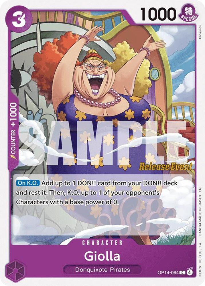 Giolla (OP14-064) Release Event Cards