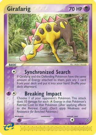 Girafarig (16) - Dragon