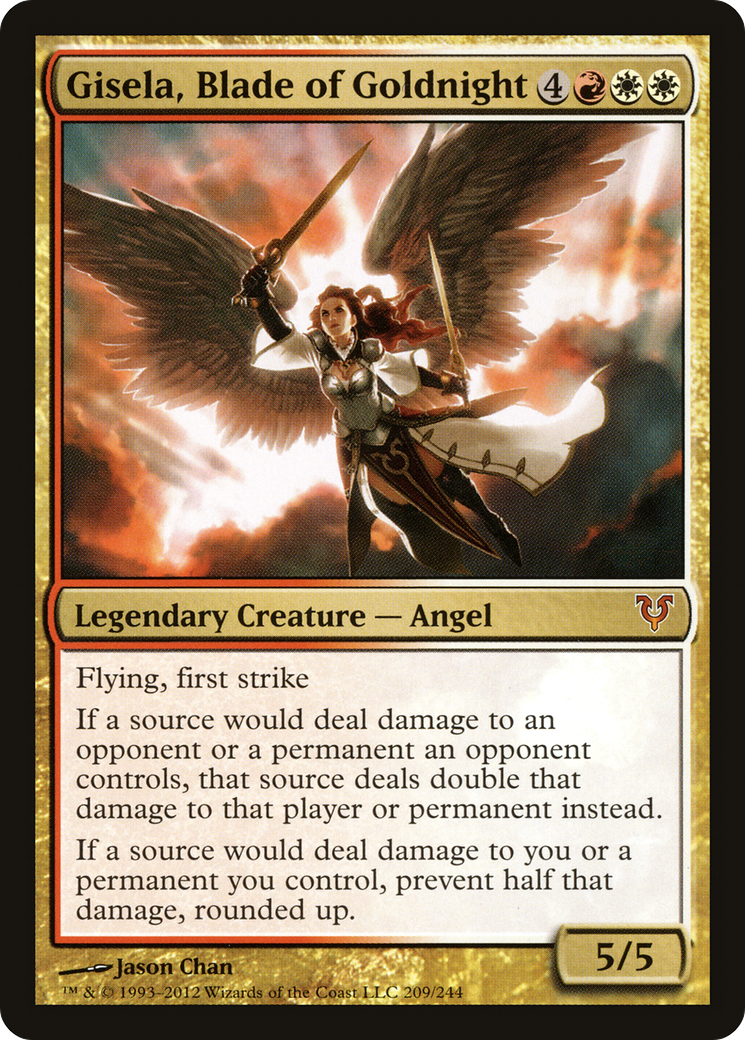 Gisela, Blade of Goldnight (209) Foil - Avacyn Restored