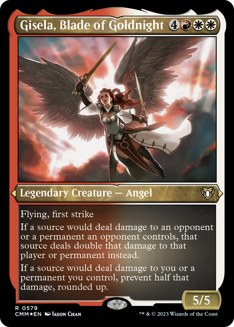 Gisela, Blade of Goldnight (579) Etched Foil - Commander Masters