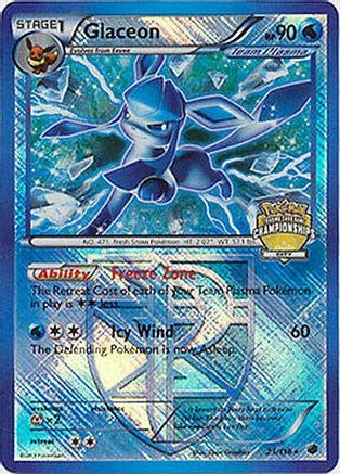 Glaceon (City Championships) (23) Reverse Holofoil - League & Championship Cards