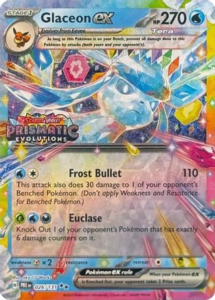 Glaceon ex (Stamped) (26) Holofoil - Miscellaneous Cards & Products