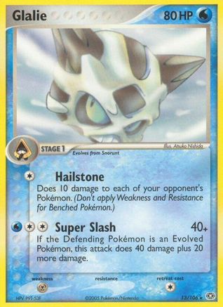 Glalie (13) - Emerald
