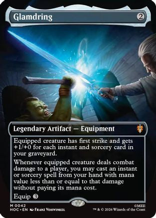 Glamdring (Borderless) (042) Foil - The Hobbit: Eternal-Legal