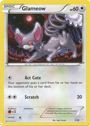 Glameow (27) - Trainer Kit: Pikachu Libre & Suicune