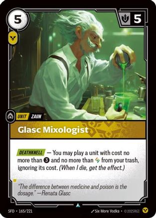 Glasc Mixologist (165) Foil - Spiritforged