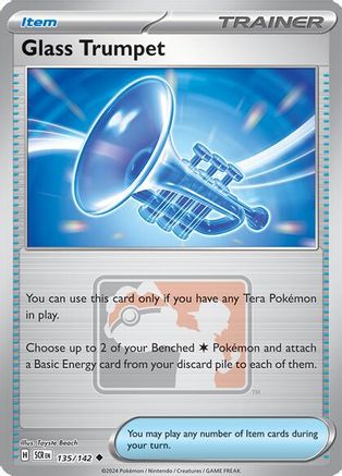 Glass Trumpet (135) Reverse Holofoil - League & Championship Cards