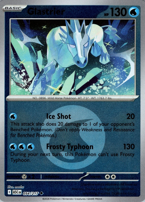 Glastrier (Energy Symbol Pattern) (54) Reverse Holofoil - Ascended Heroes