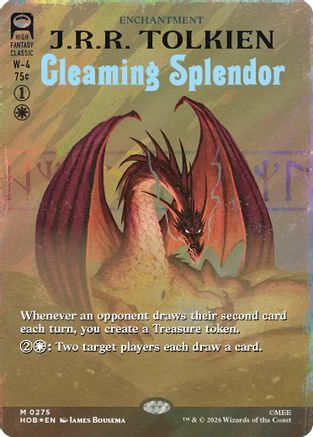Gleaming Splendor (Book Cover) (275) Surge Foil - The Hobbit