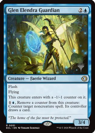 Glen Elendra Guardian (Promo Pack) (051) Foil - Lorwyn Eclipsed