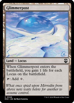 Glimmerpost (346) Ripple Foil - Commander: Modern Horizons 3