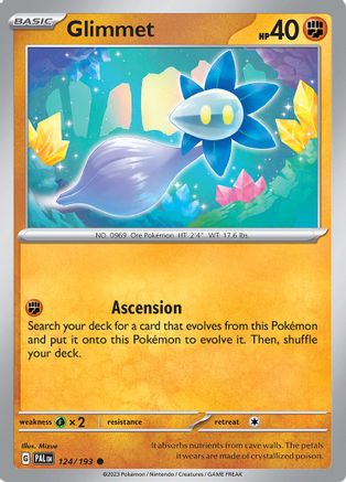 Glimmet (124) Reverse Holofoil - Paldea Evolved