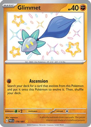 Glimmet (179) Holofoil - Paldean Fates
