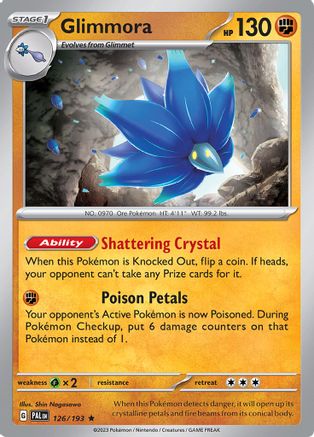 Glimmora (126) Reverse Holofoil - Paldea Evolved