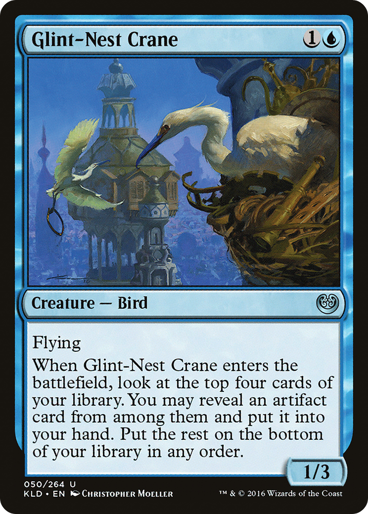 Glint-Nest Crane (050) Foil - Kaladesh