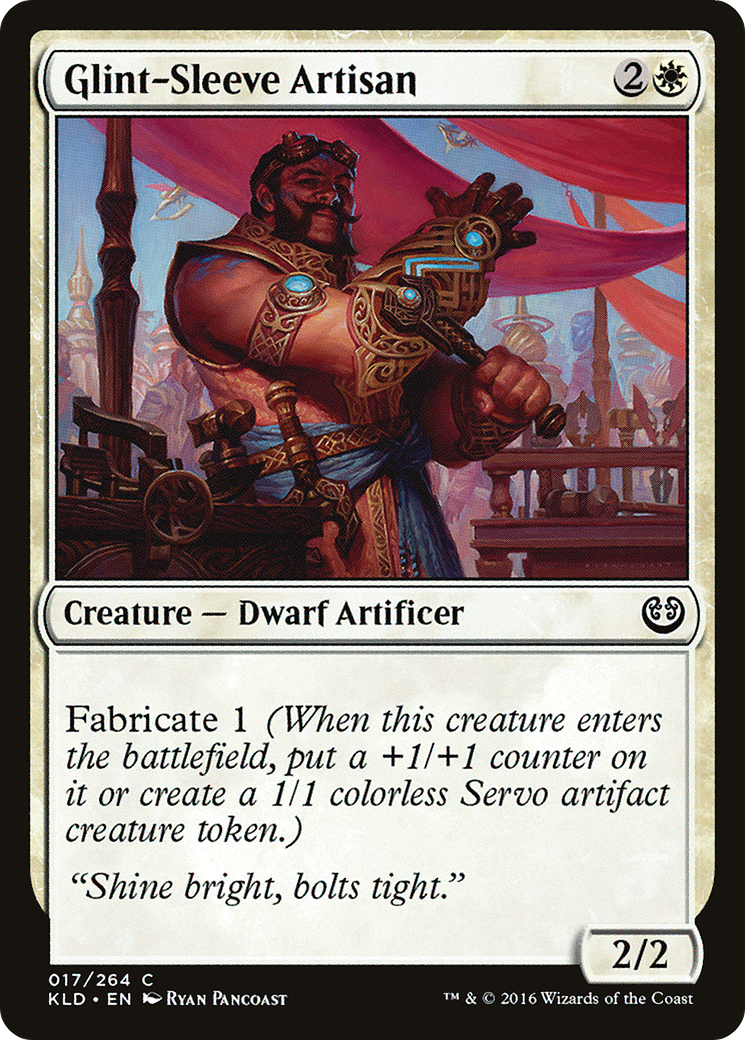 Glint-Sleeve Artisan (017) Foil - Kaladesh