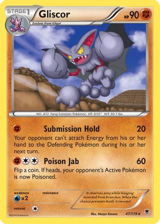 Gliscor (47) Reverse Holofoil - Phantom Forces