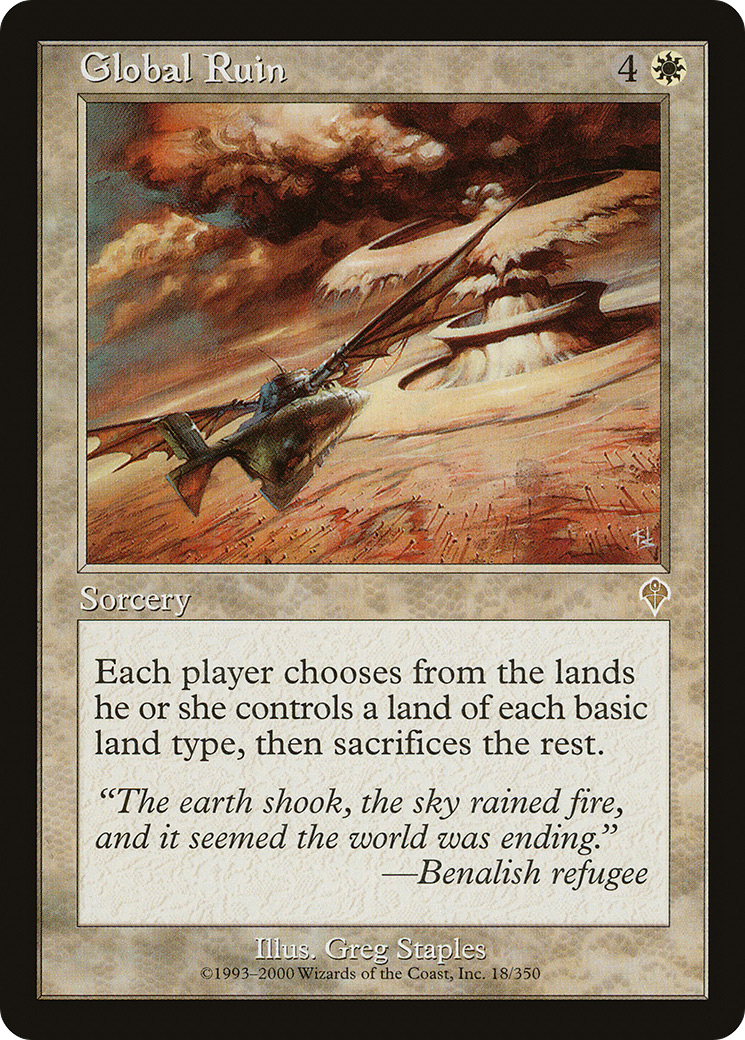 Global Ruin (018) Foil - Invasion