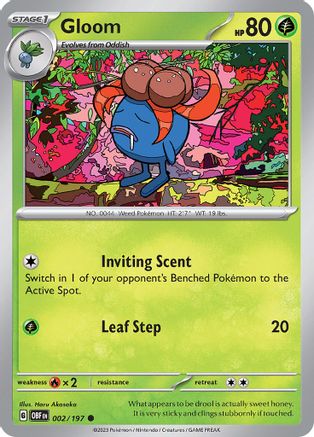 Gloom (2) Reverse Holofoil - Obsidian Flames