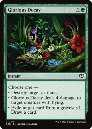 Glorious Decay (150) Foil - Secrets of Strixhaven