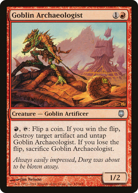 Goblin Archaeologist (063) - Darksteel