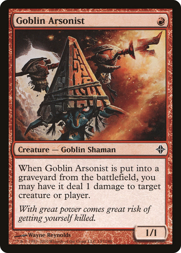 Goblin Arsonist (147) Foil - Rise of the Eldrazi